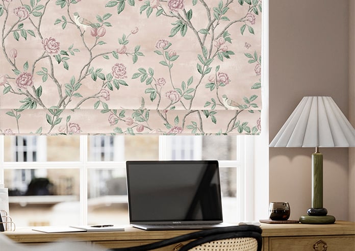 Laura Ashley Eglantine, Blush - Twist&Fit Roman Blind - Image 5